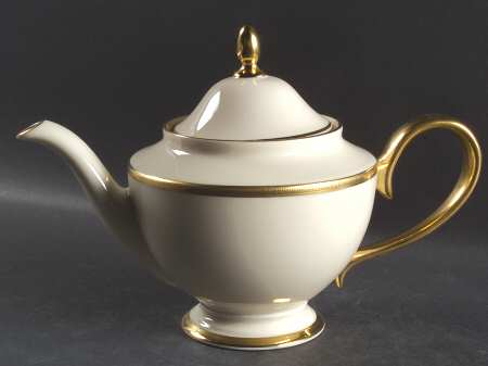 Tuxedo (Gold Backstamp) 1999 Shape Teapot & Lid