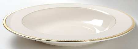 Tuxedo (Gold Backstamp) Large Rim Soup Bowl