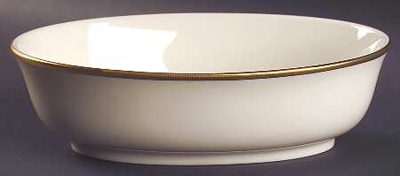 Tuxedo (Gold Backstamp) 99 Shape 9" Oval Vegetable Bowl