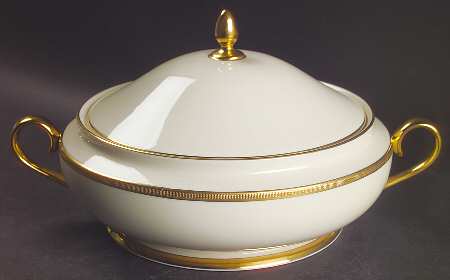 Tuxedo (Gold Backstamp) 1999 Shape Round Covered Vegetable