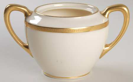 Tuxedo (Gold Backstamp) Sugar Bowl No Lid