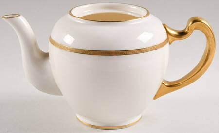 Tuxedo (Green Backstamp) Shape 522 Teapot No Lid