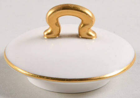 Tuxedo (Green Backstamp) Lid for Shape 522 Teapot