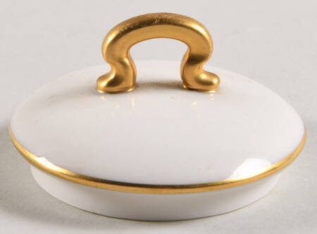 Tuxedo (Green Backstamp) Lid for Sugar Bowl