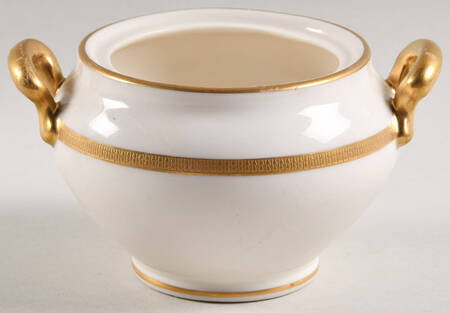 Tuxedo (Green Backstamp) Sugar Bowl No Lid