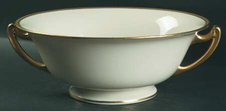 Tuxedo (Green Backstamp) 9" Salad Serving Bowl