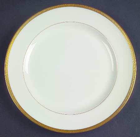 Tuxedo (Green Backstamp) Salad Plate