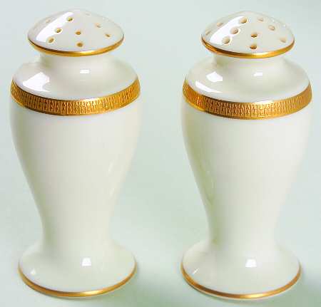Tuxedo (Green Backstamp) Salt & Pepper Set