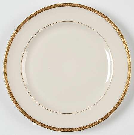 Tuxedo (Green Backstamp) Dessert/Pie Plate