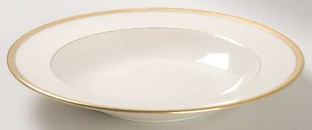 Tuxedo (Green Backstamp) Rim Soup Bowl