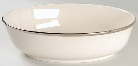 Tuxedo Platinum (Newer, Presidential Shape) 99 Shape 9" Oval Vegetable Bowl