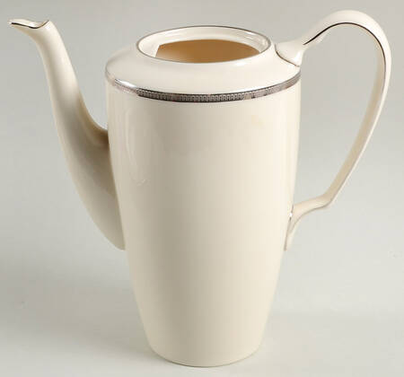 Tuxedo Platinum (Newer, Presidential Shape) Coffee Pot No Lid