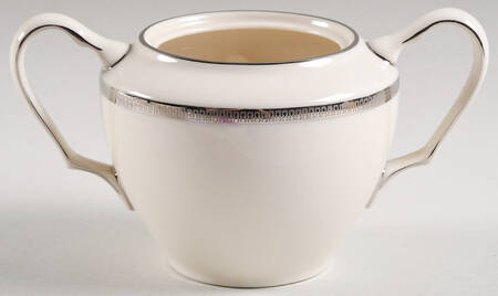 Tuxedo Platinum (Newer, Presidential Shape) Sugar Bowl No Lid