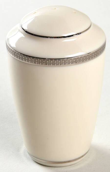 Tuxedo Platinum (Newer, Presidential Shape) Pepper Shaker by Lenox