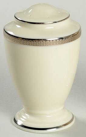 Tuxedo Platinum (Newer, Presidential Shape) 99 Shape Salt Shaker