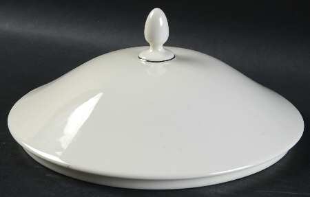 Tuxedo Platinum (Newer, Presidential Shape) Lid for 1999 Shape Round Vegetable