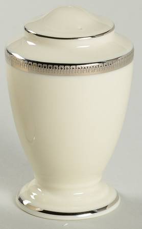 Tuxedo Platinum (Newer, Presidential Shape) 99 Shape Pepper Shaker