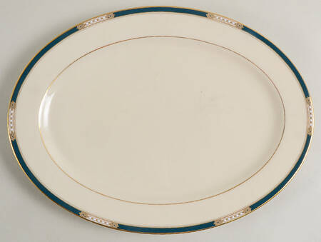 Union 13" Oval Serving Platter by Lenox