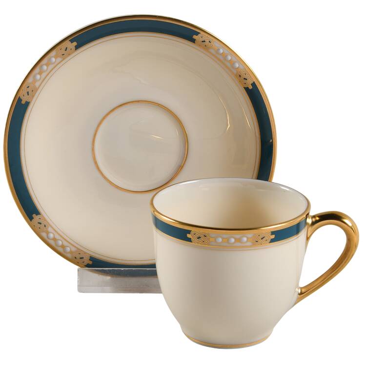 Union Flat Demitasse Cup & Saucer Set