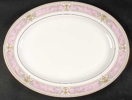 Venetian Marble 16" Oval Serving Platter