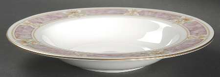Venetian Marble Rim Soup Bowl