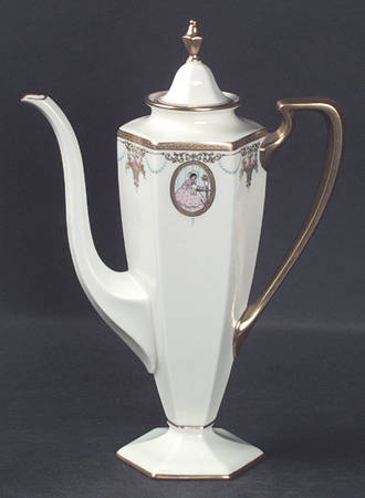 Virginian (Scalloped) Coffee Pot & Lid