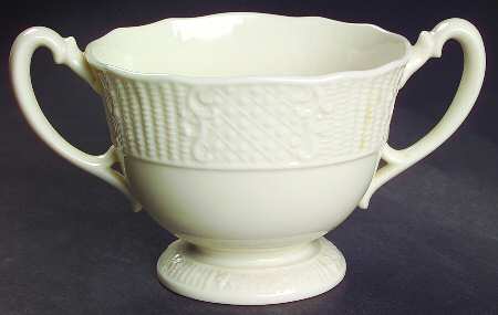 Washington Wakefield Off White Open Sugar Bowl