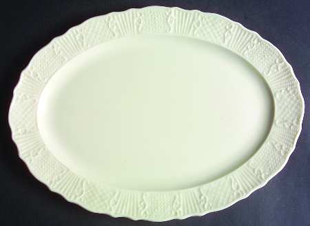 Washington Wakefield Off White 13" Oval Serving Platter