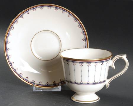 Weymouth Estates Footed Cup & Saucer Set