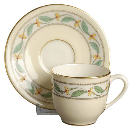 Westbury Flat Demitasse Cup & Saucer Set
