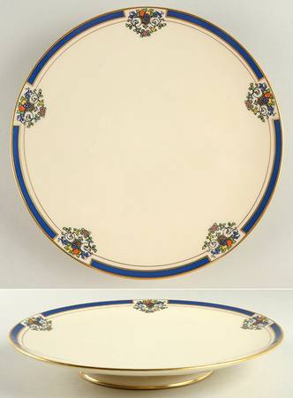 Westchester Large Footed Sandwich Plate