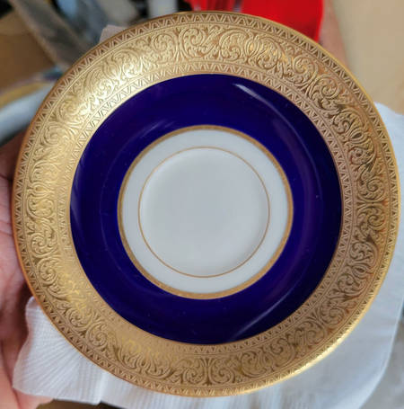 Westchester Cobalt Blue Saucer for Flat Demitasse Cup