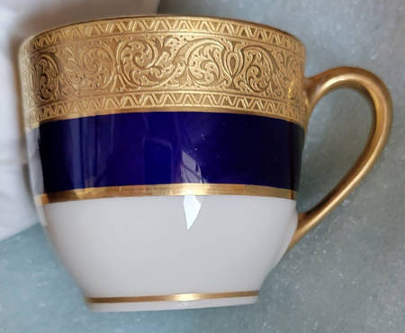 Westchester Cobalt Blue Flat Demitasse Cup