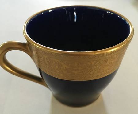 Westchester Cobalt Blue Flat Demitasse Cup