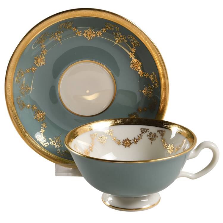 Westport Footed Cup & Saucer Set