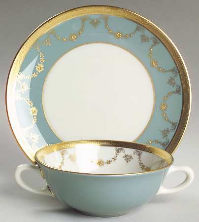 Westport Flat Cream Soup Bowl & Saucer Set