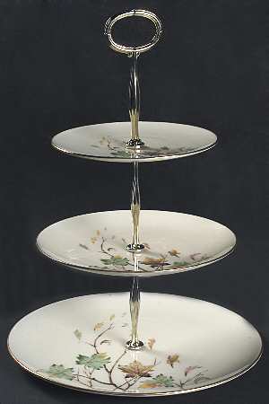 Westwind 13 7/8"-14 1/4" 3-Tiered Serving Tray(DP,SP,BB) HC