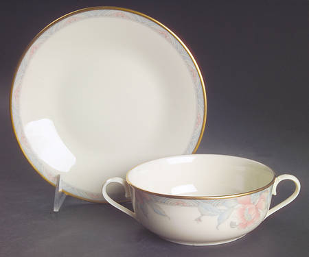 Westwood Flat Cream Soup Bowl & Saucer Set
