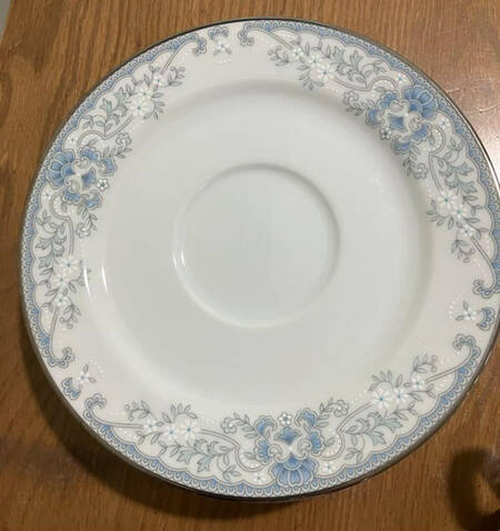 White Heather Saucer for Flat Cup