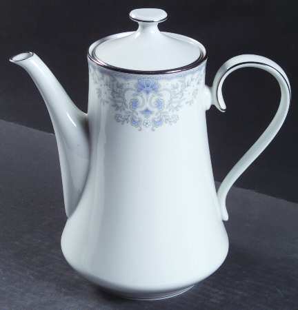 White Heather Coffee Pot & Lid