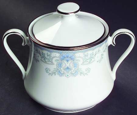 White Heather Sugar Bowl & Lid