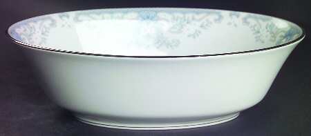 White Heather 9" Oval Vegetable Bowl