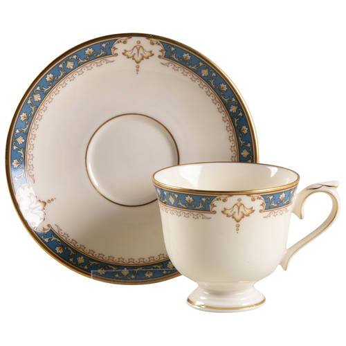 Whitley Manor Footed Demitasse Cup & Saucer Set
