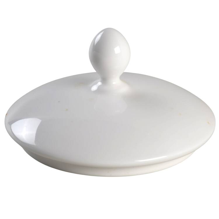 White Oasis Lid for Sugar Bowl