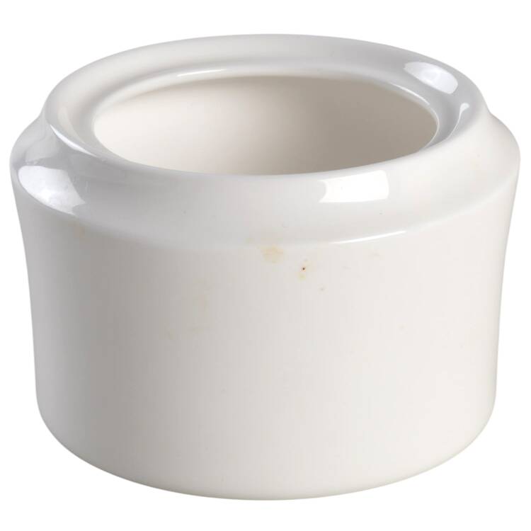 White Oasis Sugar Bowl No Lid