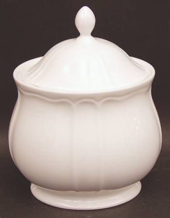 White Shore Sugar Bowl & Lid