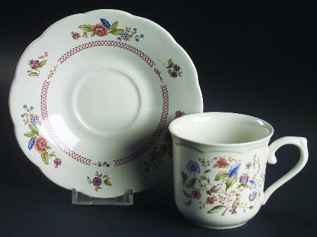 Wind Chimes Flat Cup & Saucer Set