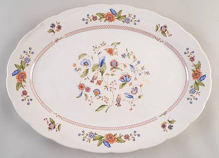 Wind Chimes 16" Oval Serving Platter