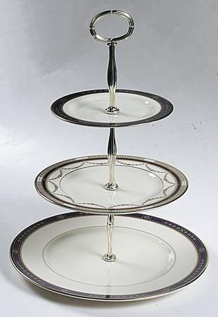 Winslow Castle 13 7/8"-14 1/4" 3-Tiered Serving Tray(DP,SP,BB) HC