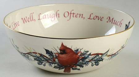 Winter Greetings Sentiment Bowl
